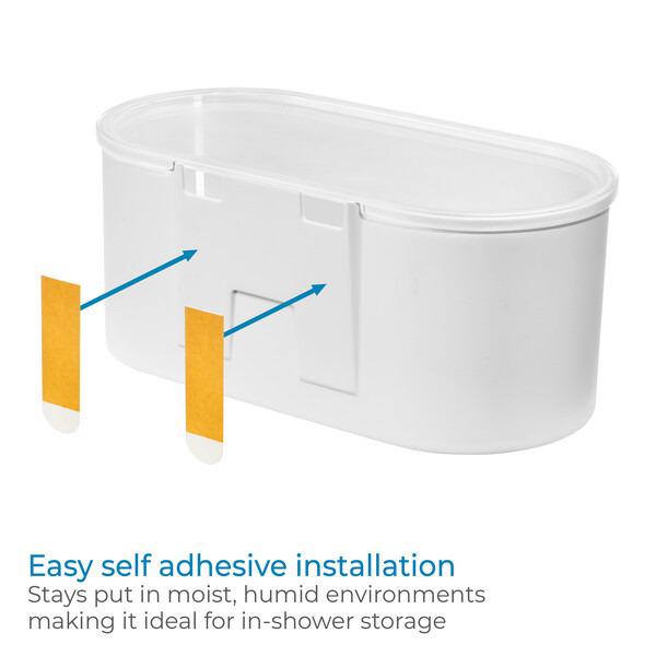 Self-Adhesive Discreet Storage Bin