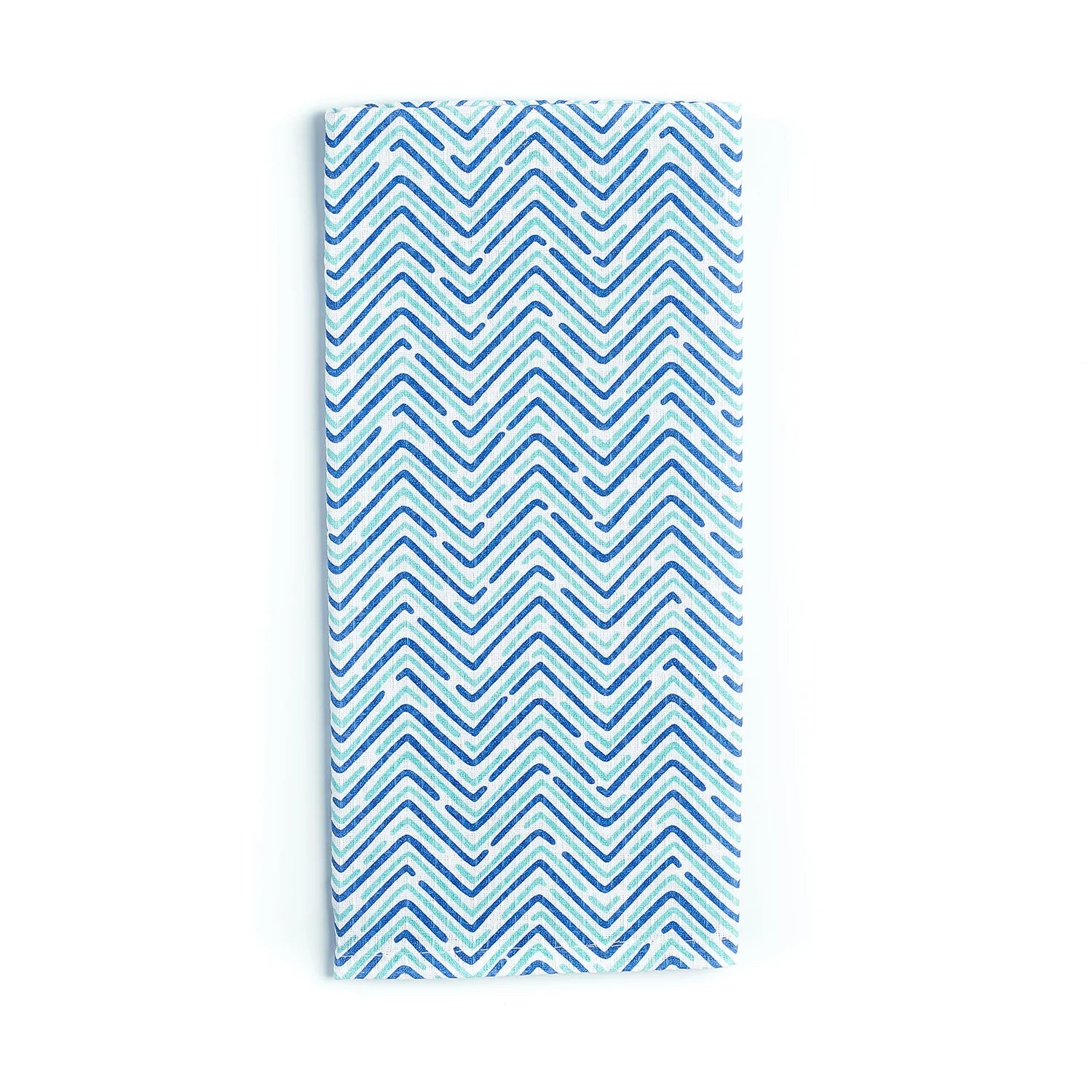 Zig Zag Kitchen Towel Blueberry