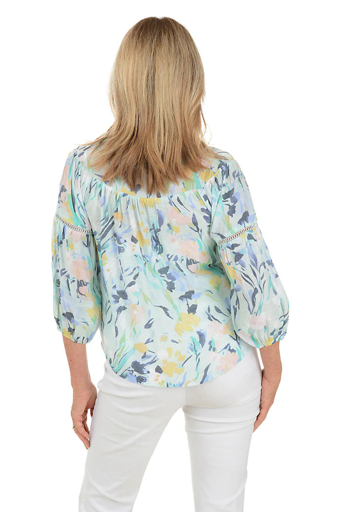 Blouse Icy Morn/Navy Blazer - Zac & Rachel