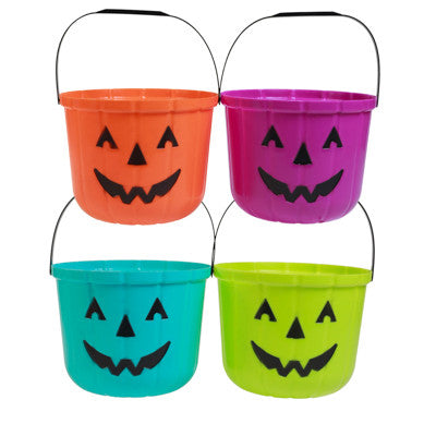 Jack-o-Lantern Molded Bucket 7.48 x5.9x/4