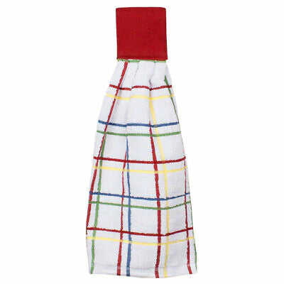 Check Tie Towel Paprika