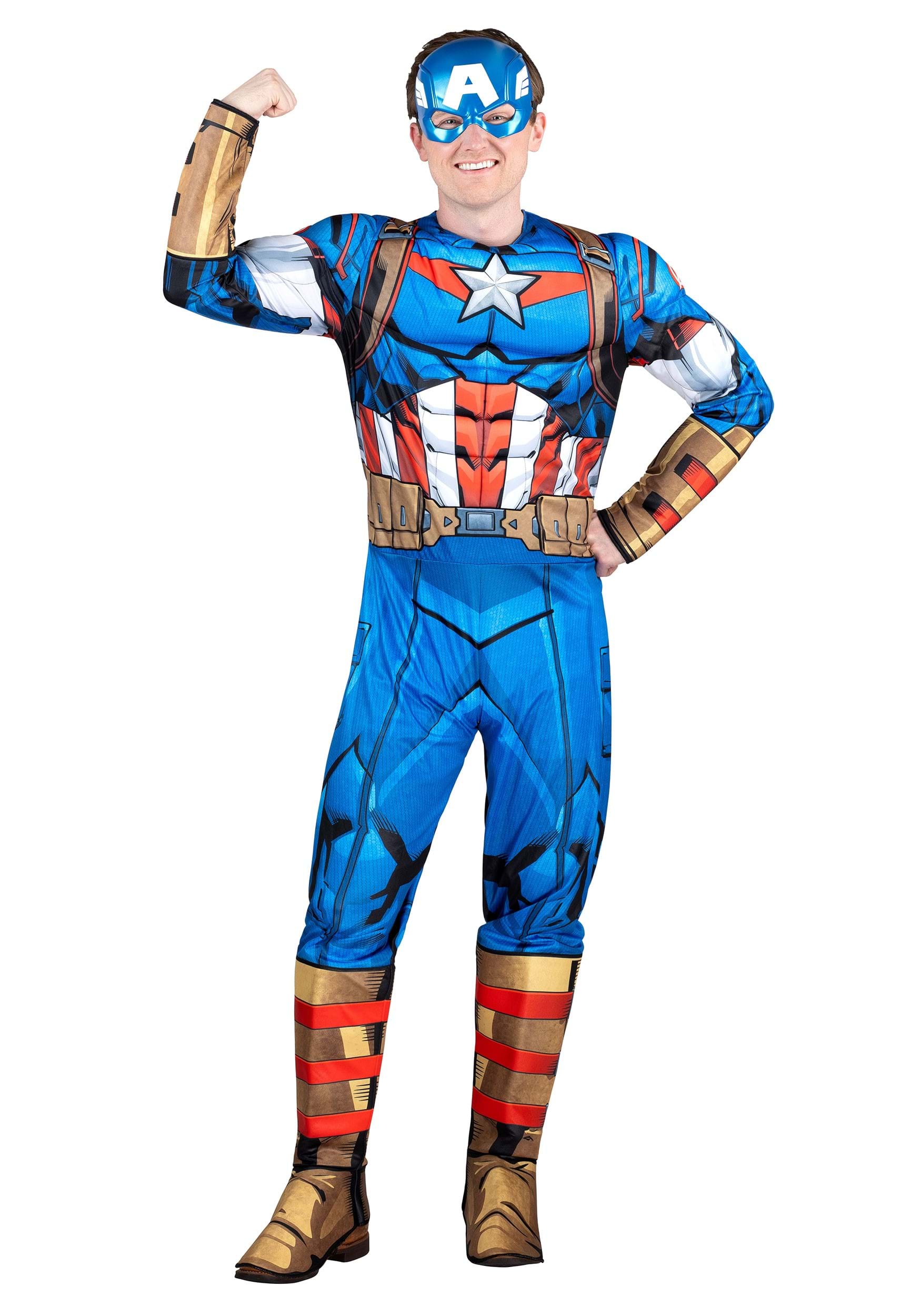 Adult Captain America Qualux