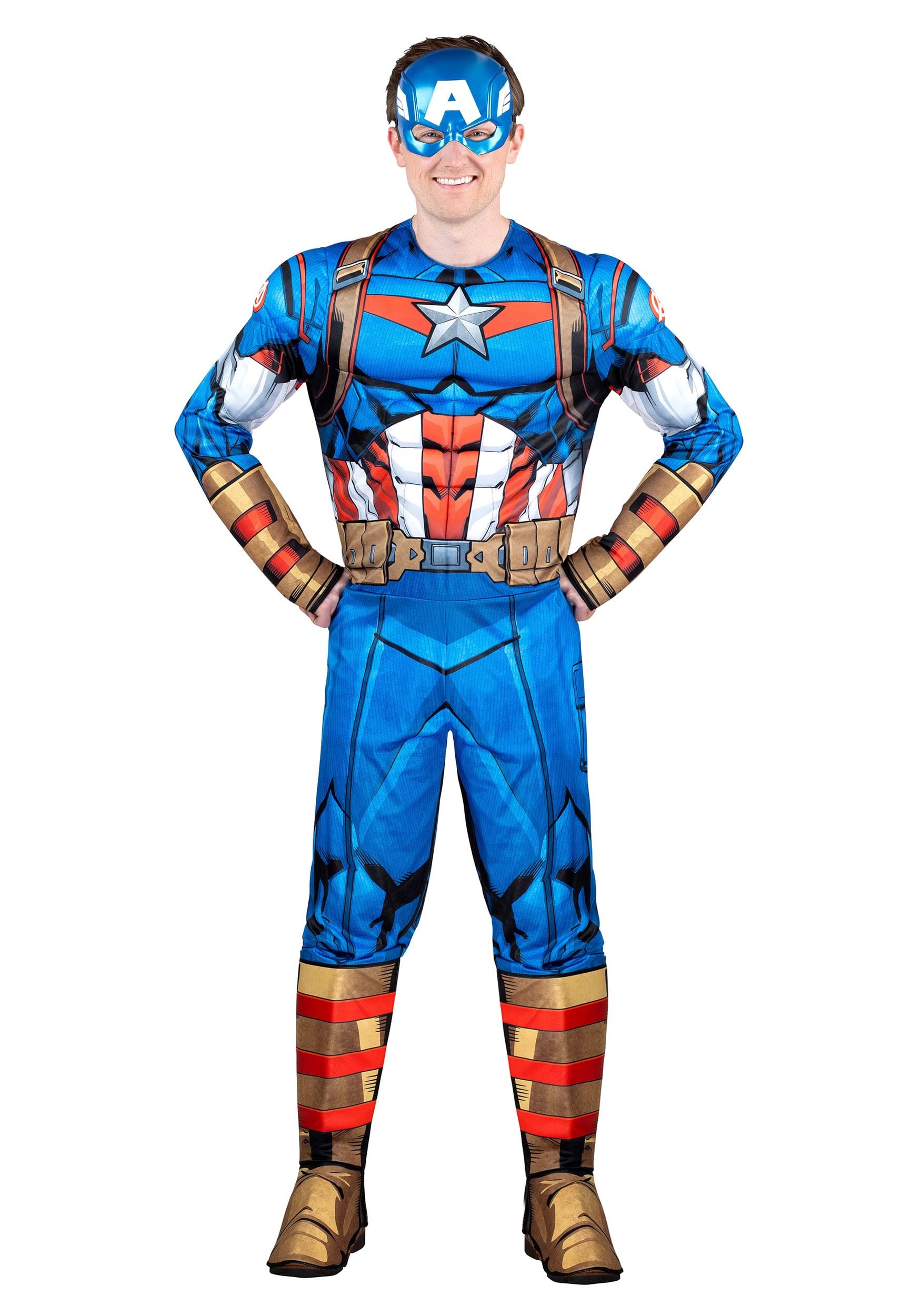 Adult Captain America Qualux