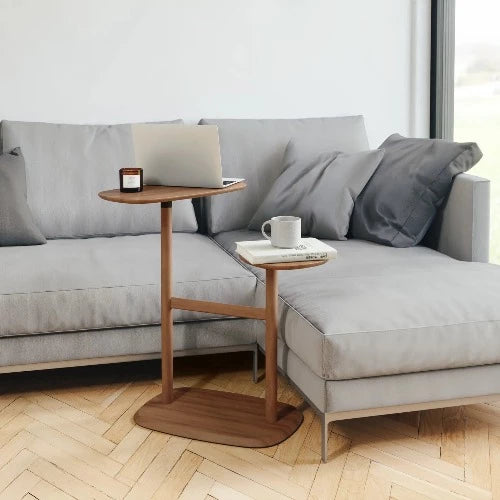 Swivo Side Table Light -Walnut