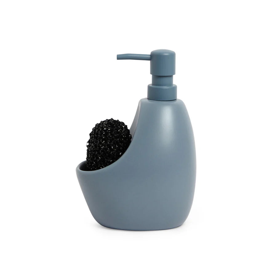 Joey Soap Pump & Scrubby Slate Blue