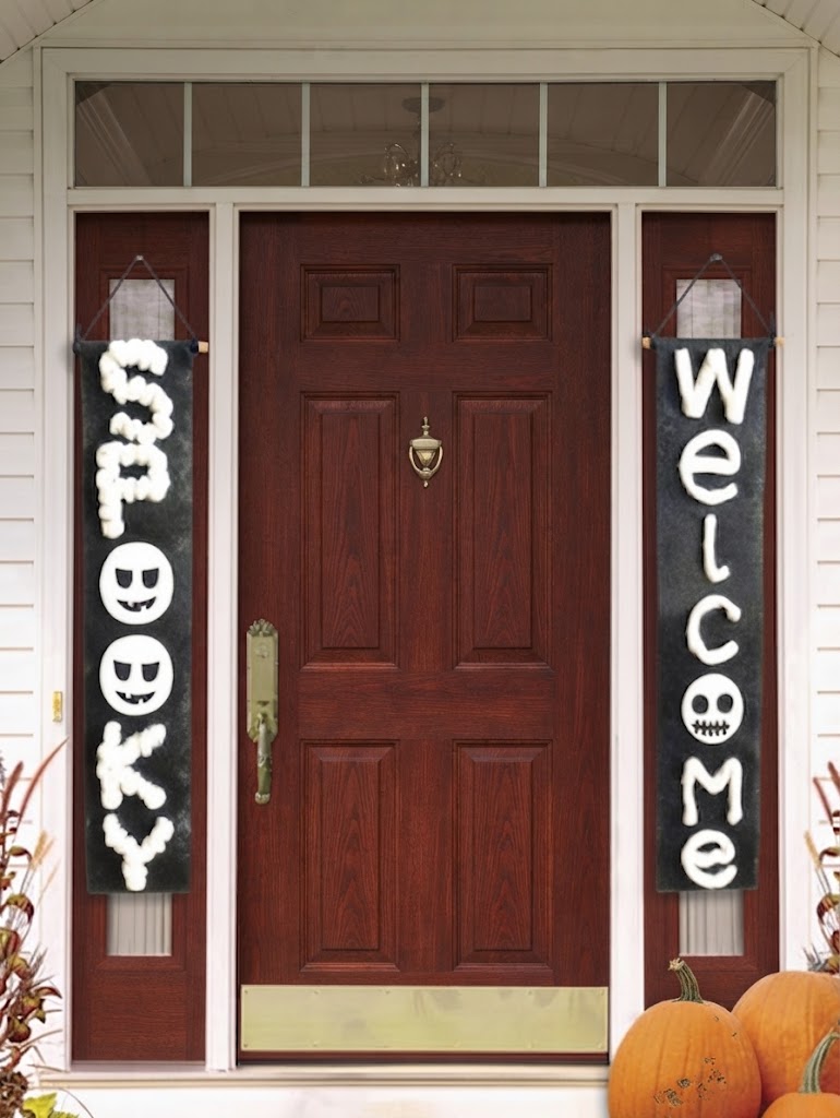 28in Spooky & Welcome Banner