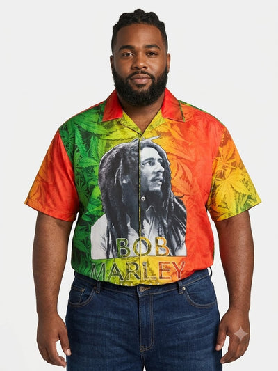 Poly Print Hawaiian Plus Shirts BOFB MARLEY