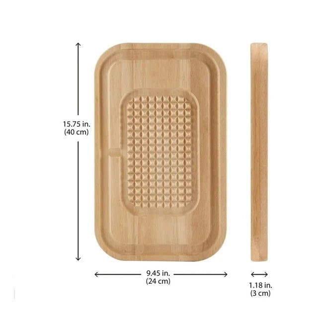 Rubberwood Carving Board 9.45"X 15.75"