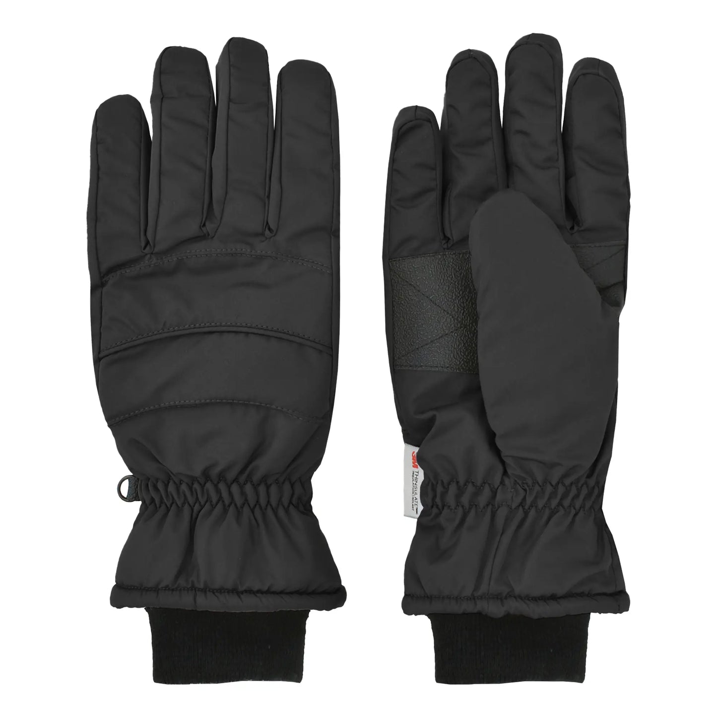 TASLON SKI GLOVE -BLACK