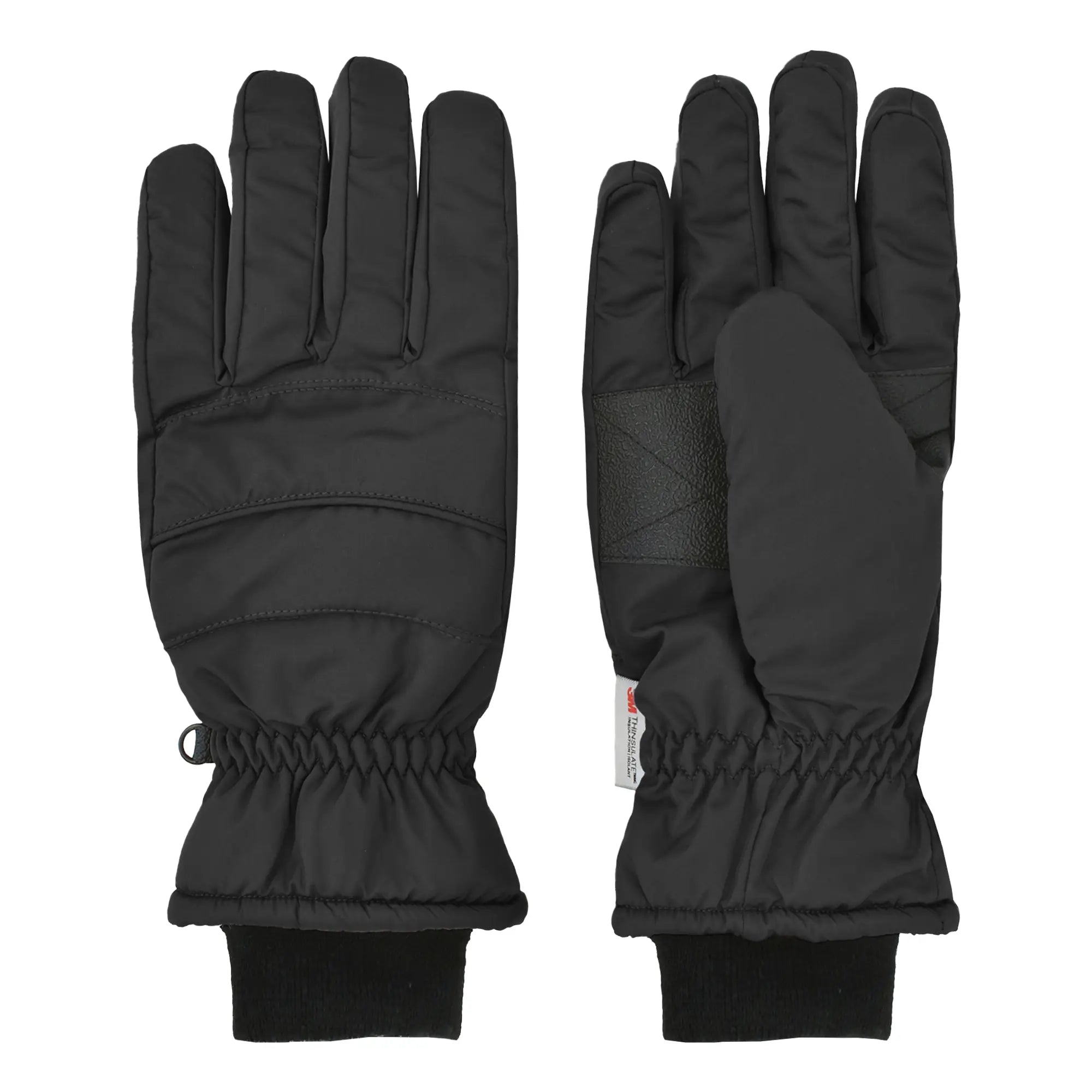 TASLON SKI GLOVE -BLACK