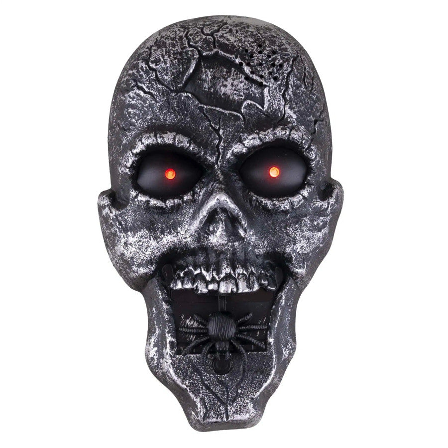 Demonic Skull Doorbell 9.3" x 5.3" x 2.8"