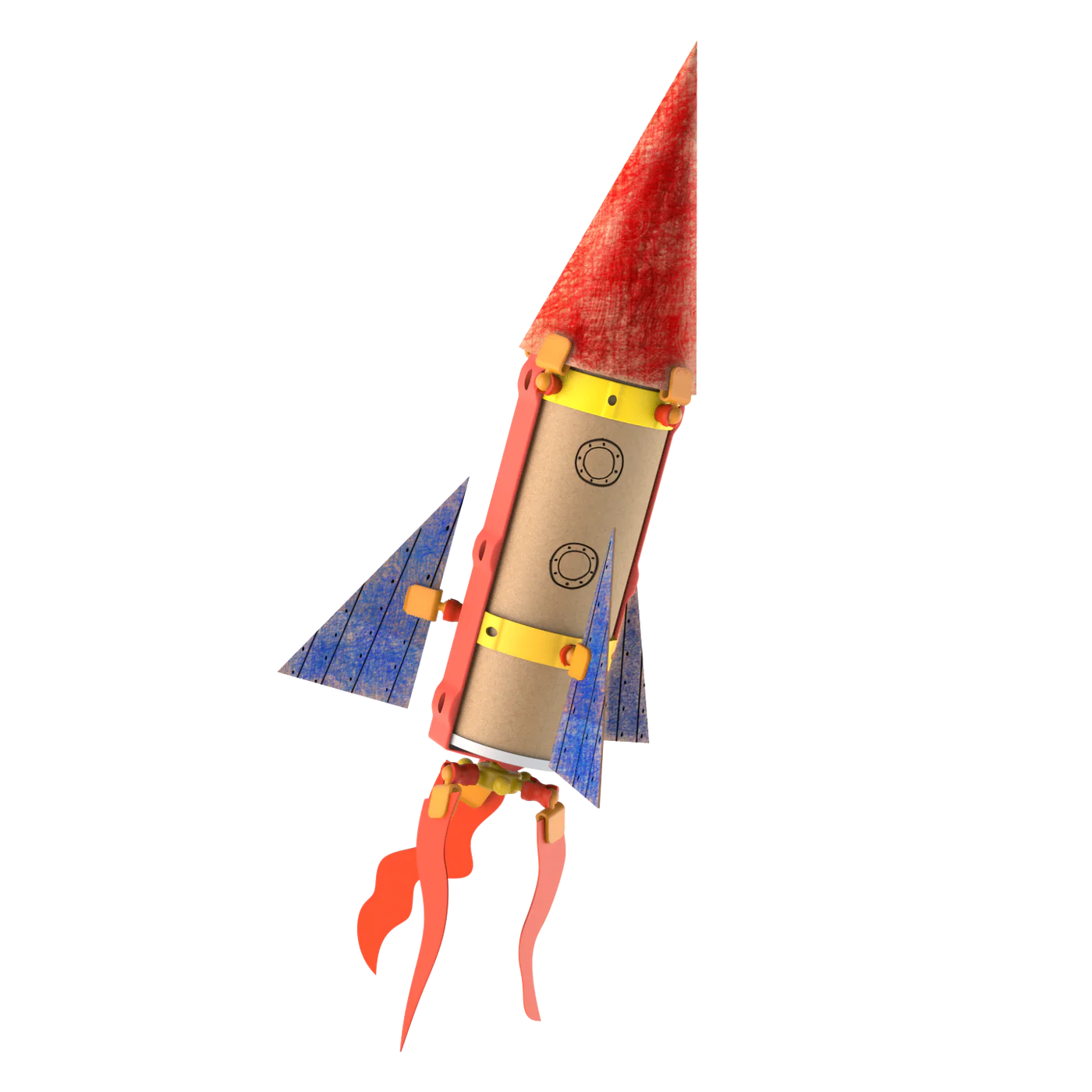 Oddy Arts and Crafts Spaceship Building Kit