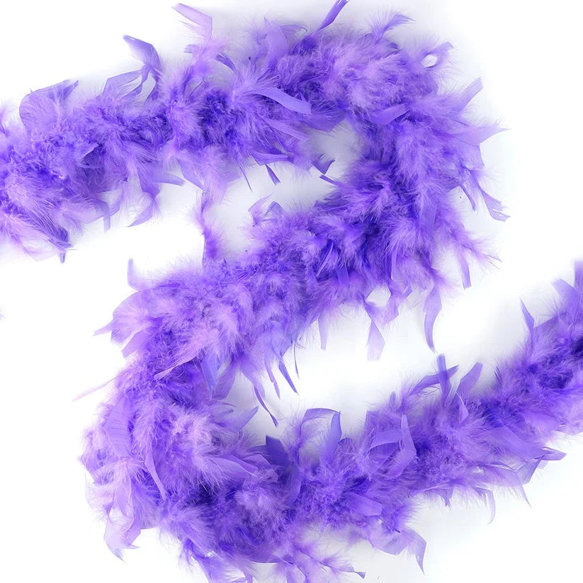 Chandelle Feather Boa - Lightweight - Lavender