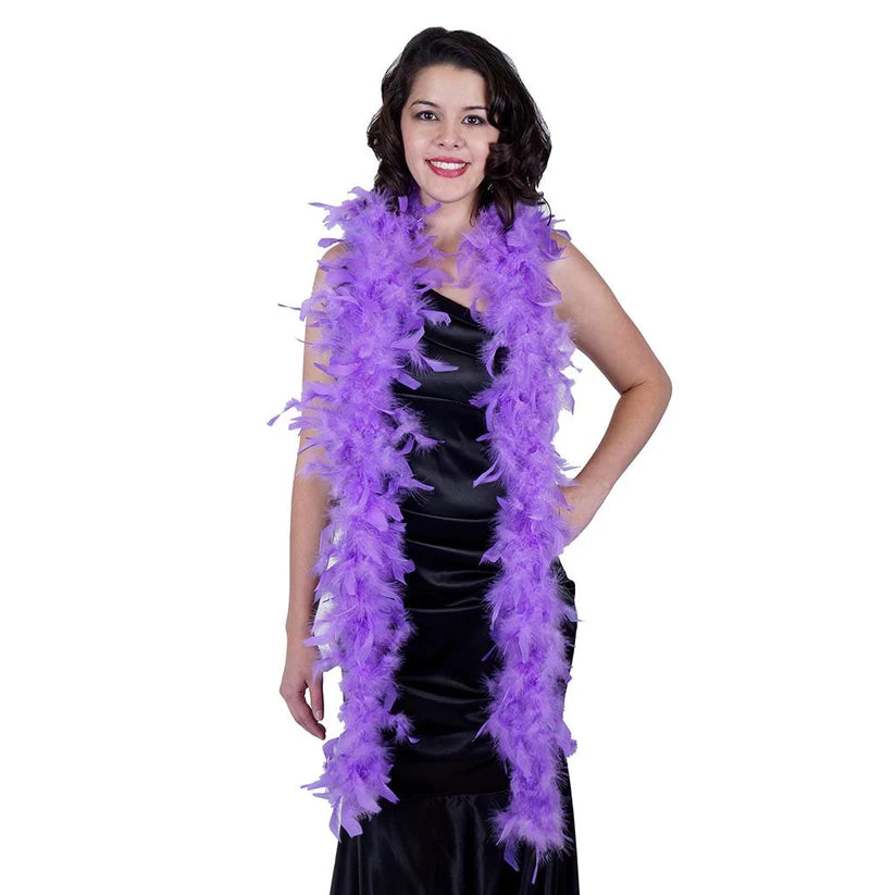 Chandelle Feather Boa - Lightweight - Lavender