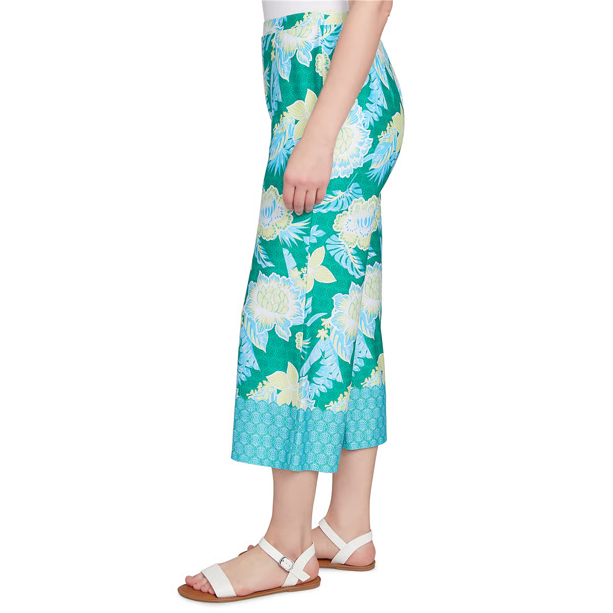 Paradise Cove Floral Palazzo Capri -Ruby Rd