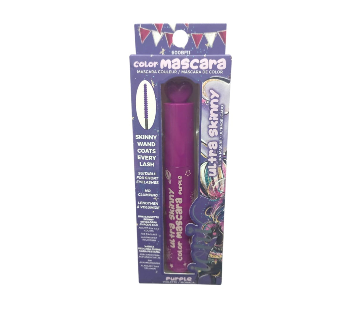 Color Mascara Ultra Skinny - Purple