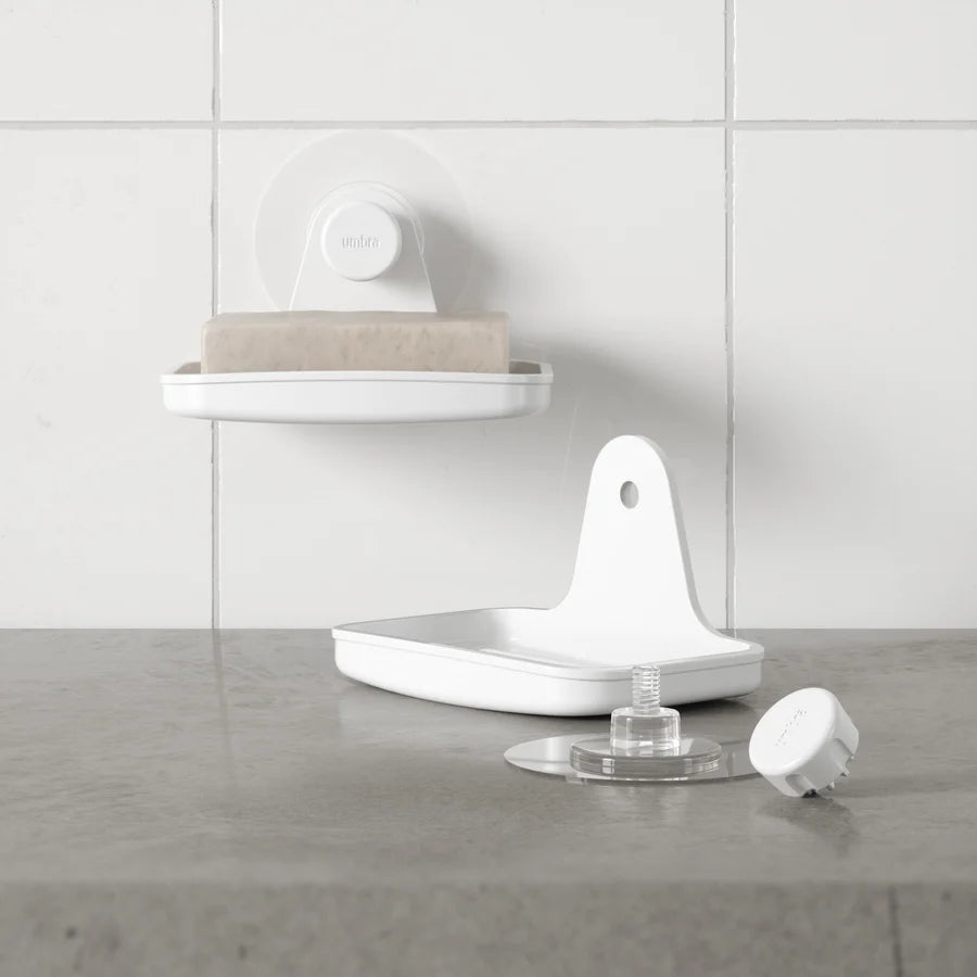 Flex Adhesive Soap Dish White