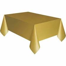 54" X 108" Table cover 0.075mm Antique Gold