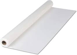 48" X 80" Roll Table cover 0.75mm White