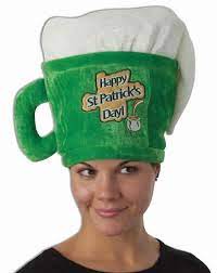 Happy St Patrick's Day Beer Mug Hat