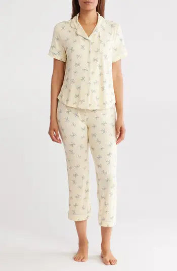 Notch Peached Pj Set Yellow