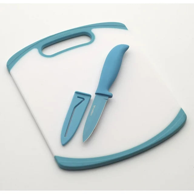 8" x 10 " Poly Board with 3.5 " Paring Knife and Sheath