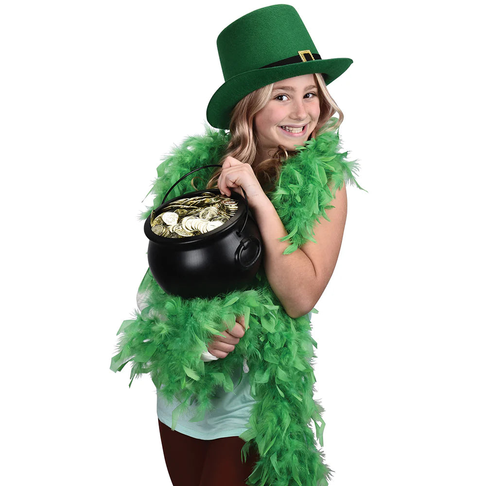8" Cauldron with Handle Black