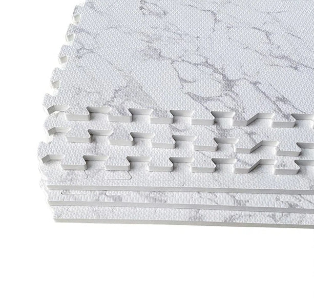Mat with Design 6 Pieces - Marble
