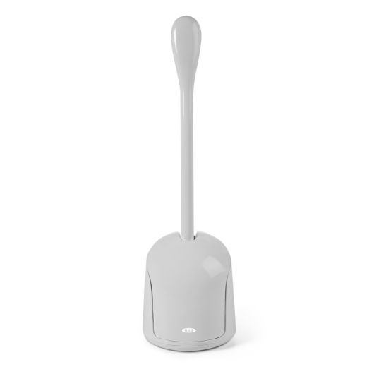 Compact Toilet Brush & Canister Grey