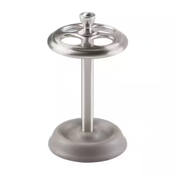 York Toothbrush Stand Grey/Chrome