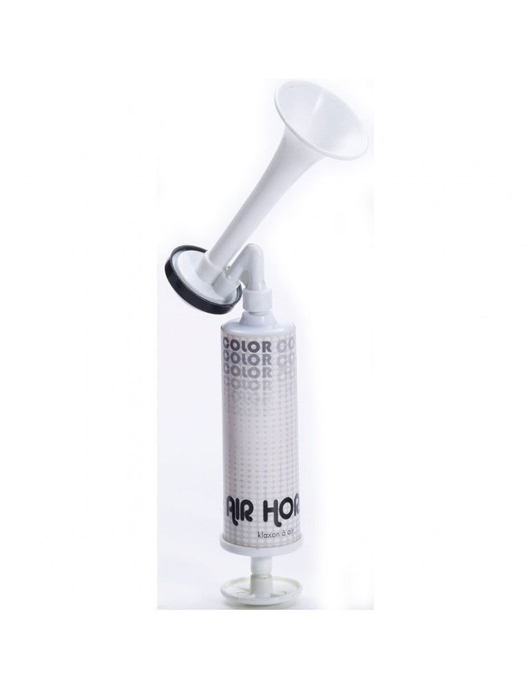 Color Hand Pump Air Horn White