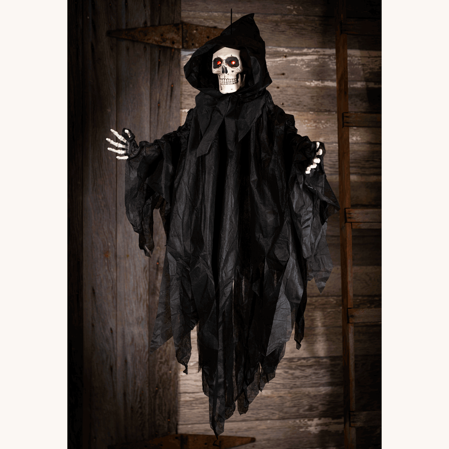 39.4" Hanging Animated Black Reaper