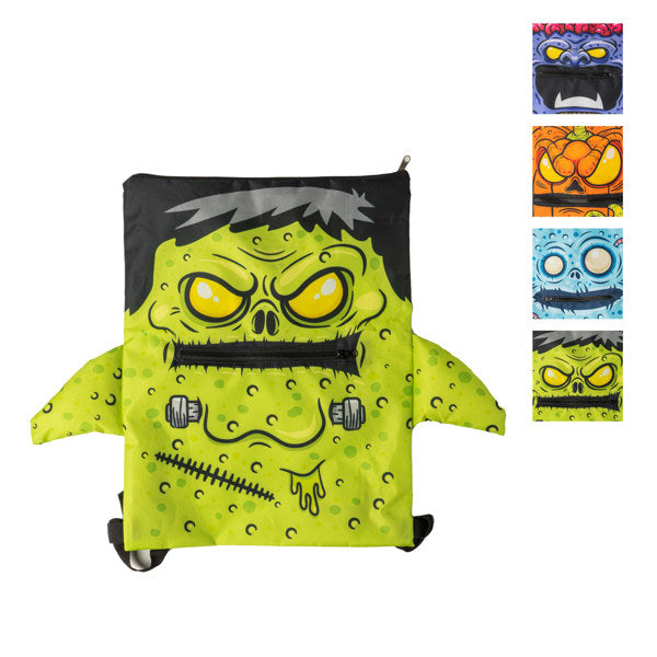 Halloween Zipper Mouth Trick or Treat Backpack