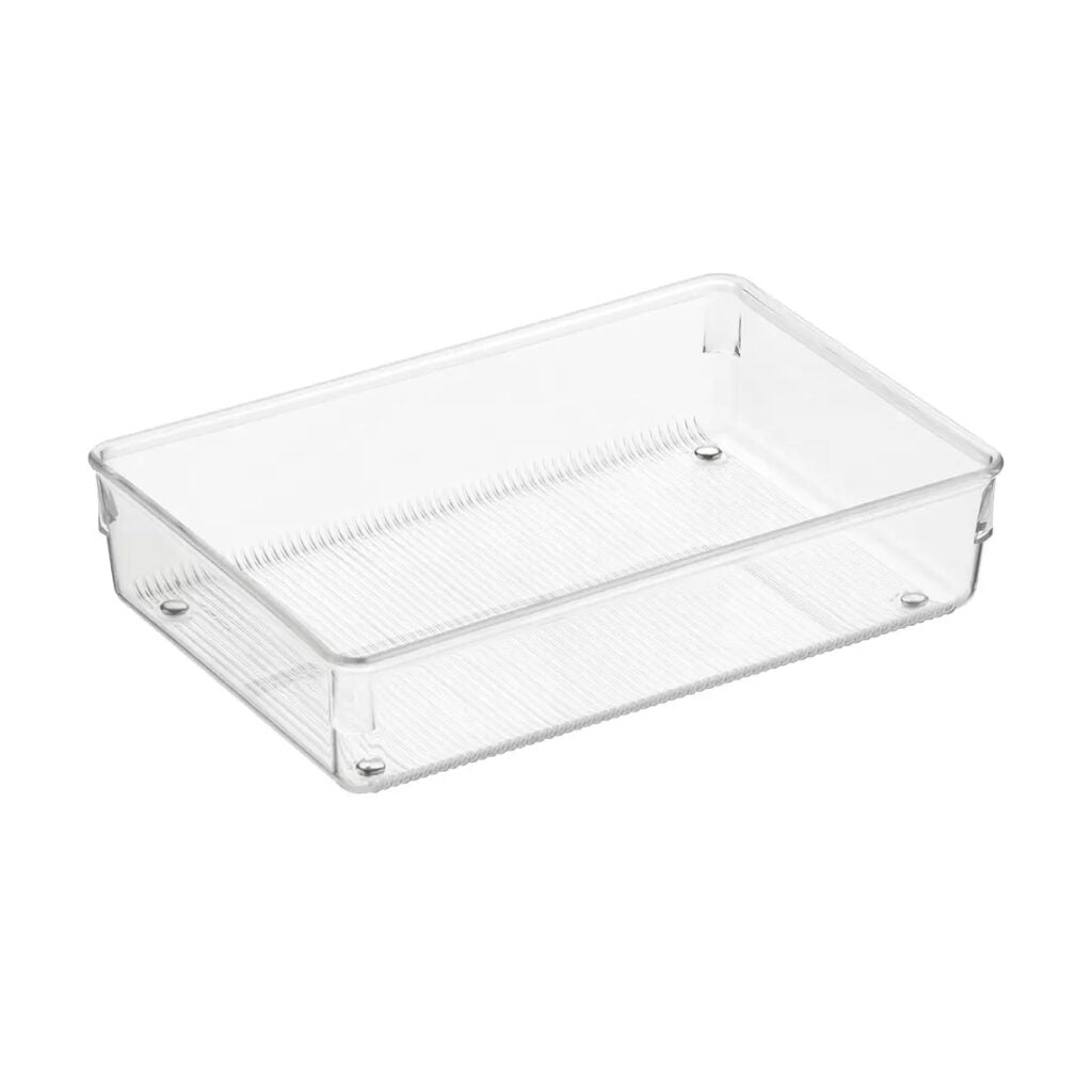 RPET Linus Shallow Drawer Binz 6" x 9" x 2" Clear