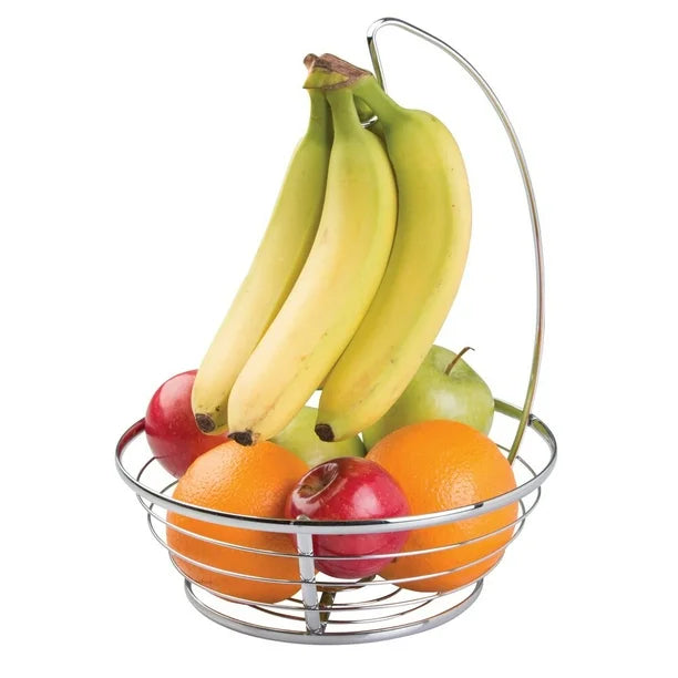Axis Fruit Bowl Banana Hanger Chrome
