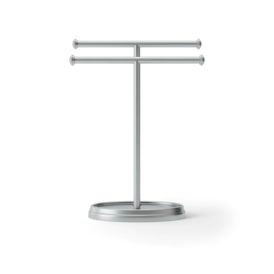 Palm Tree Towel Rack Nickel