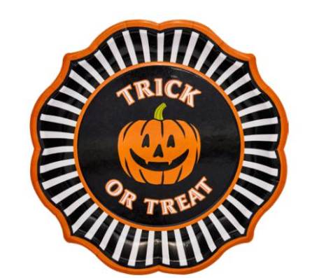 Dinner Plate Haunted Halloween 10"