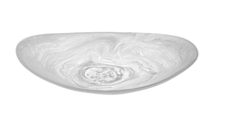 Salad Bowl White 44X28.5X9.5cm