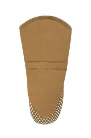Oven Mitt With Silicone Dots Mocha 13"