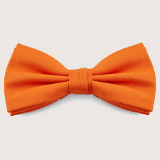 Orange Bow Tie