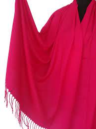 Brushed Cozy Solid Shawl Fuchsia
