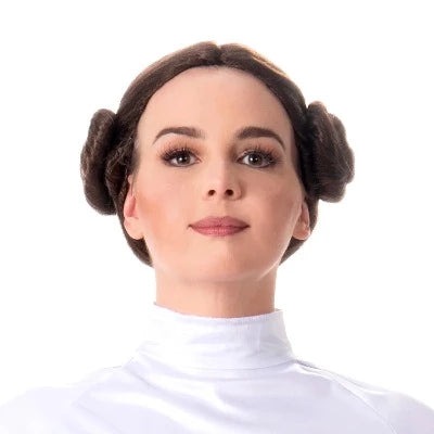 PRINCESS LEIA ADULT BUN WIG