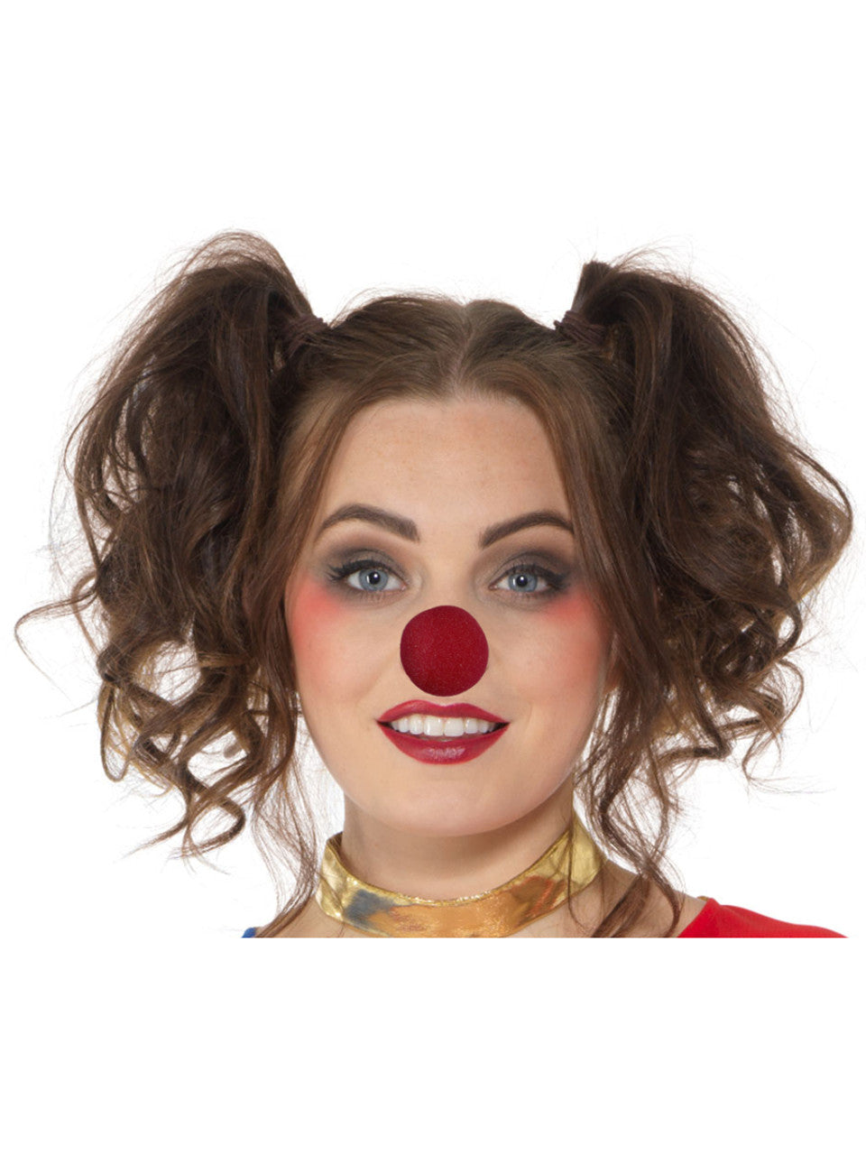 4 Red Sponge Clown Nose
