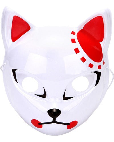 Red Ear Anime Cat Slayer Mask