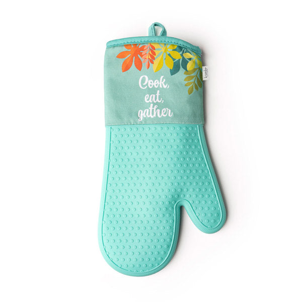 Krumbs Kitchen Homemade Happiness Silicone Oven Mitts