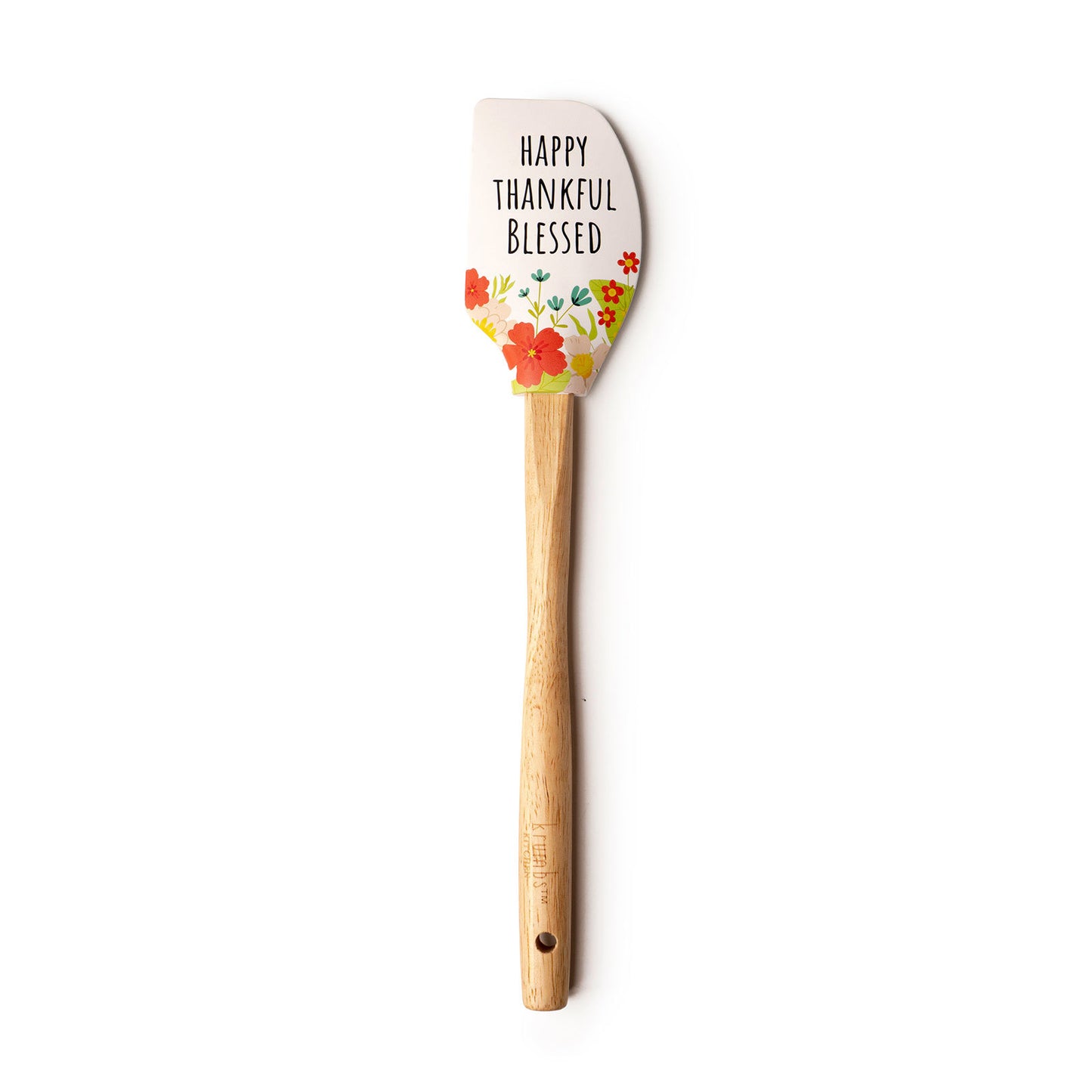 Silicone Spatula- Happy Thankful Blessed