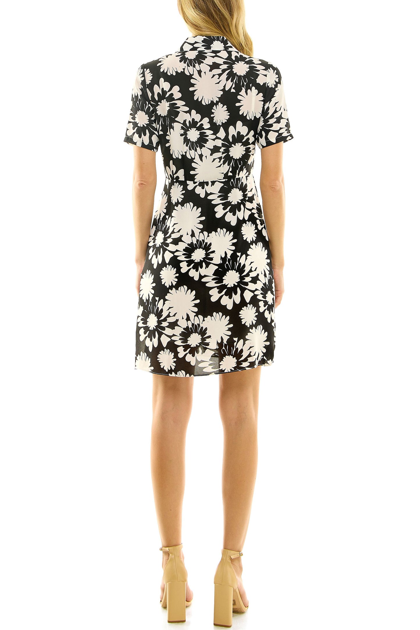 Floral Print Crepe Chiffon Dress