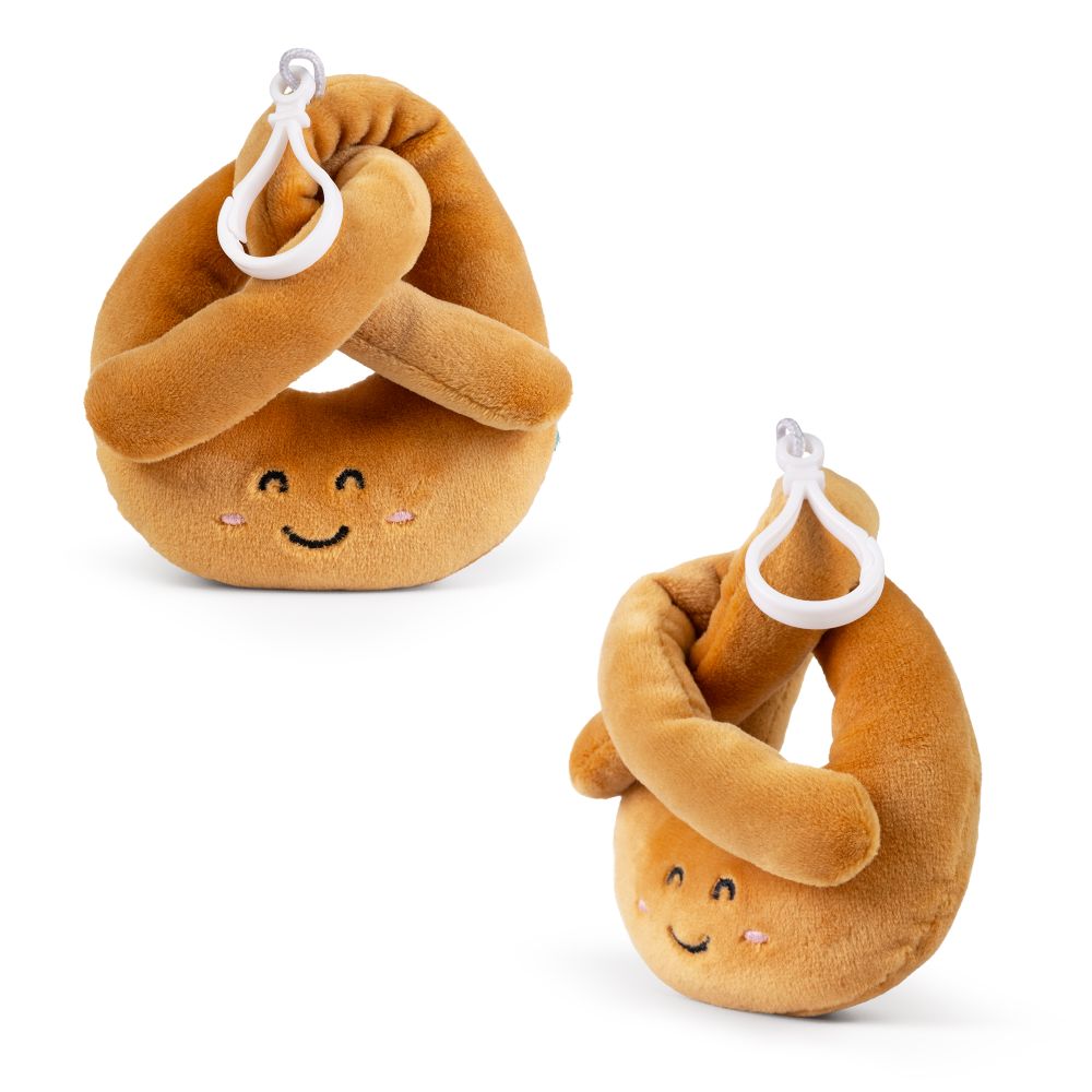 LITTLE Clips Cafetería Llaveros de Peluche Pretzels