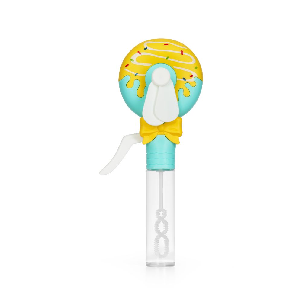 Donut Bubble Fan Yellow-Blue