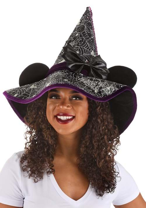 Disney Minnie Mouse Spider Webs Adult Witch Hat